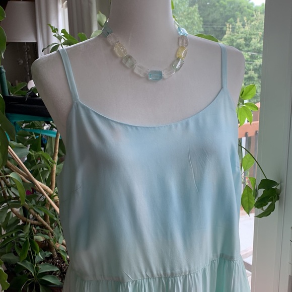 Crown & Ivy Tie Dye Pastel Maxi Dress Sz 12 NWOT - Picture 2 of 15